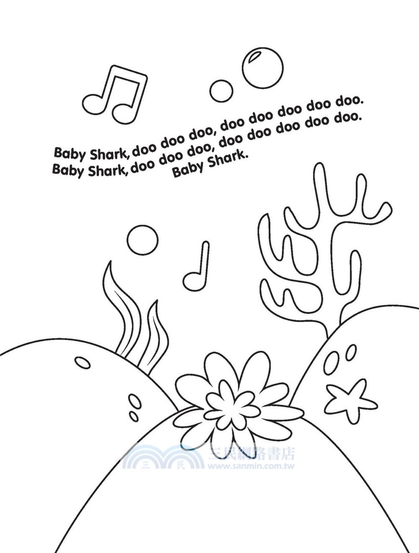 Super Simple Sing & Color: Baby Shark Coloring Book