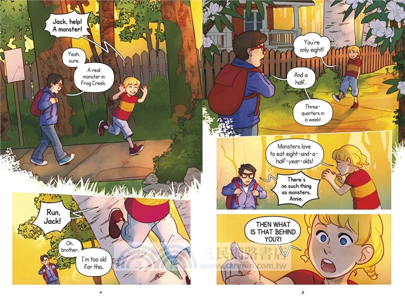 Magic Tree House #1: Dinosaurs Before Dark (Graphic Novel)(平裝本)