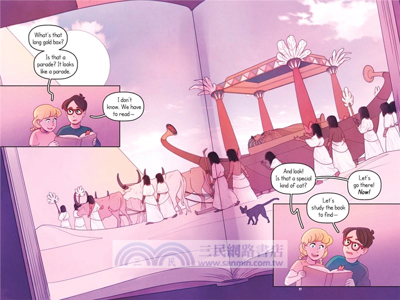 Magic Tree House #3: Mummies in the Morning (Graphic Novel)(精裝本)