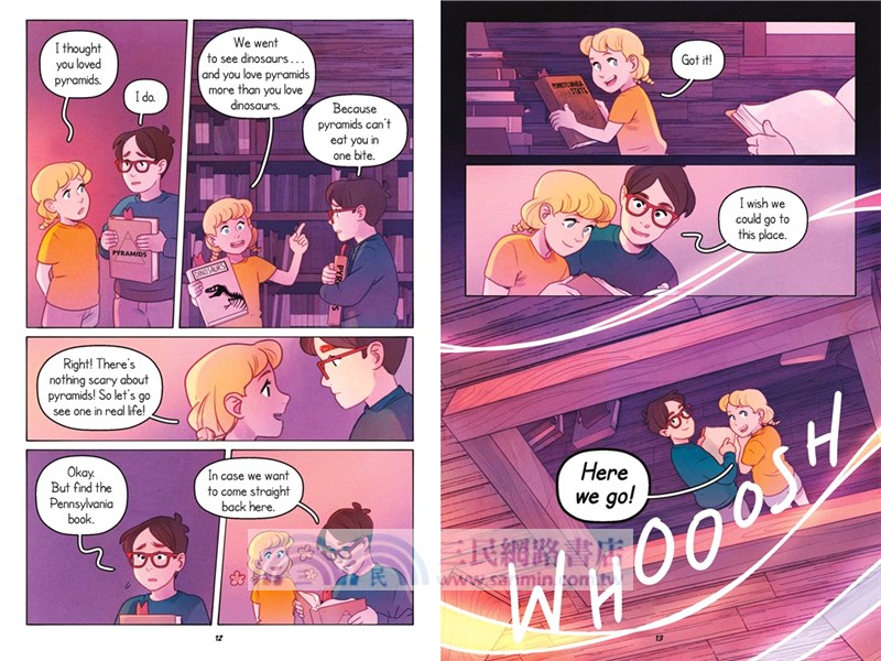 Magic Tree House #3: Mummies in the Morning (Graphic Novel)(精裝本)