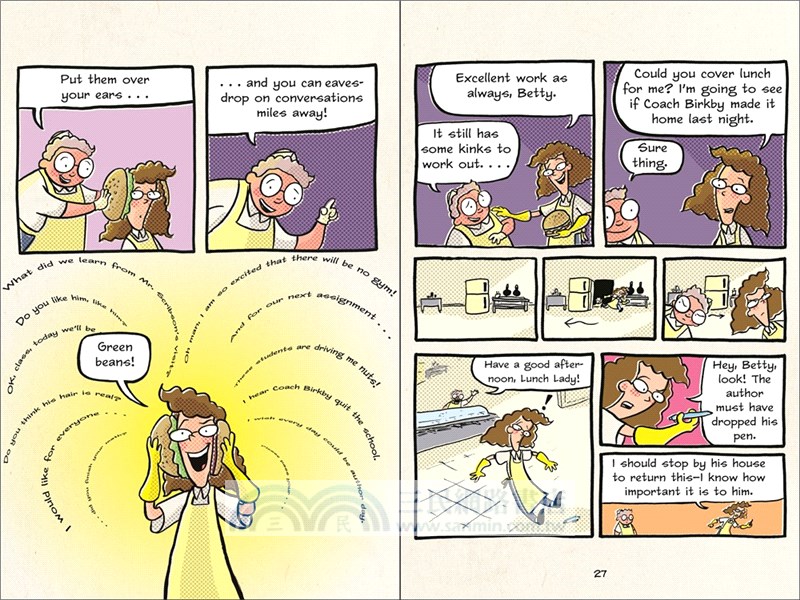 The Second Helping (Lunch Lady Books 3 & 4): The Author Visit Vendetta and the Summer Camp Shakedown (graphic novel)