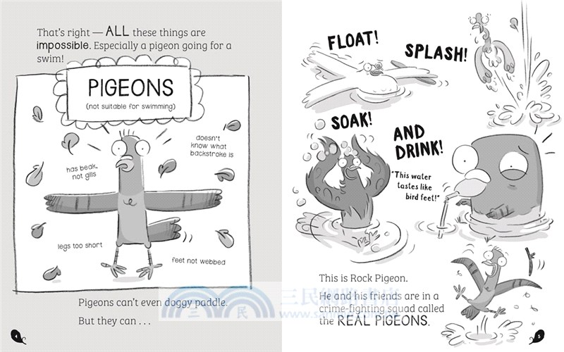 Real Pigeons Splash Back (Book 4)