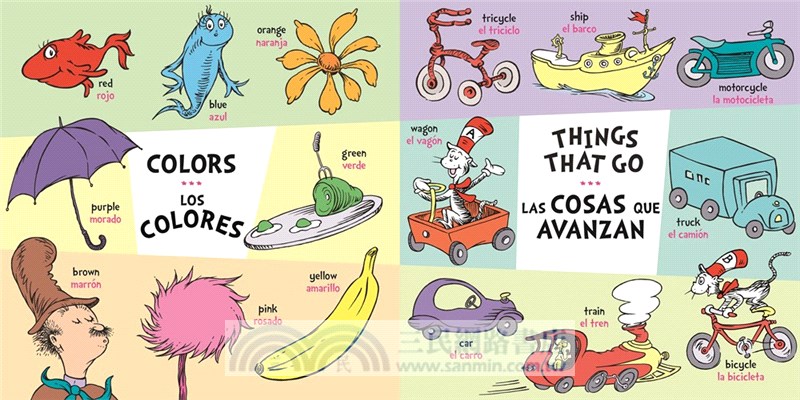 Dr. Seuss'S 100 First Words/Las Primeras 100 Palabras De Dr. Seuss (Bilingual Edition)