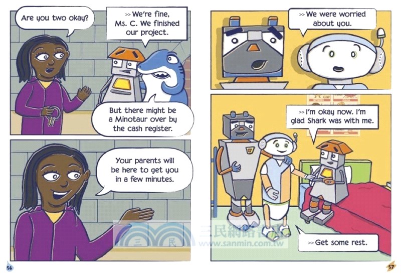 Shark and Bot #3: Zombie Doughnut Attack! (graphic novel)