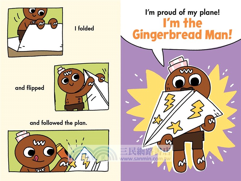 The Gingerbread Man: Paper Airplanes on the Loose (graphic novel)