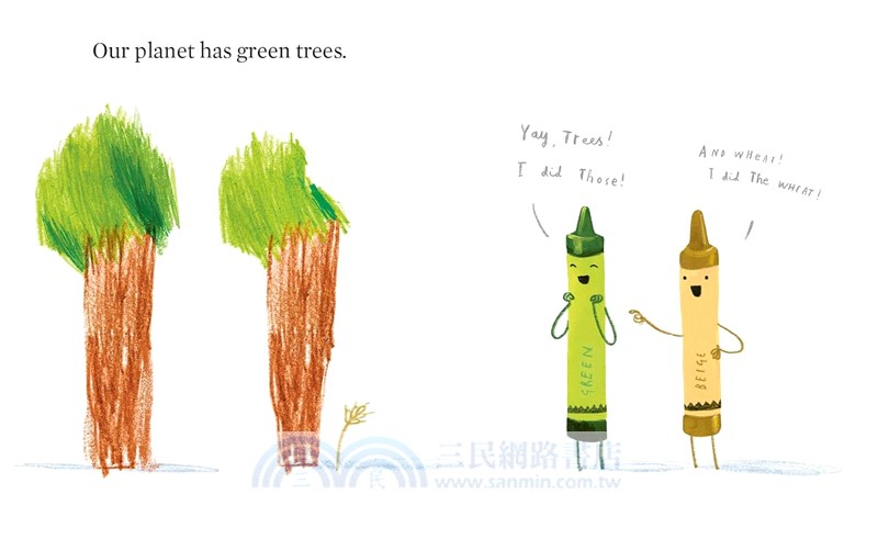 The Crayons Love Our Planet