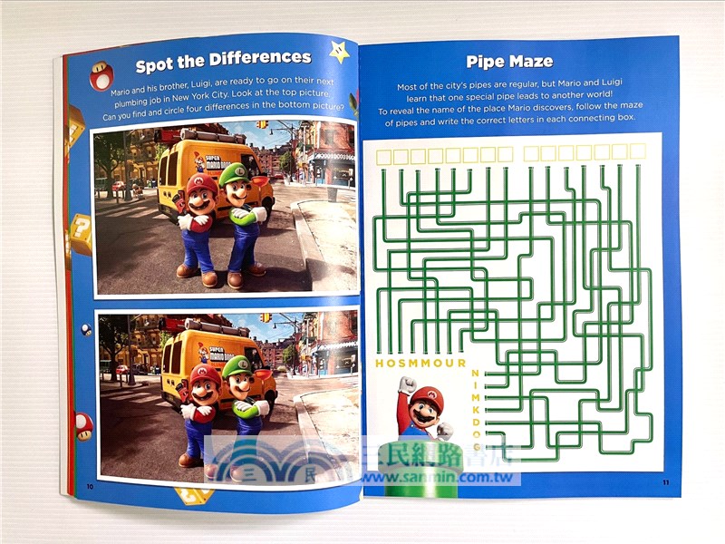 Nintendo® And Illumination Present The Super Mario Bros Movie Official Activity Book 三民網路書店 0479