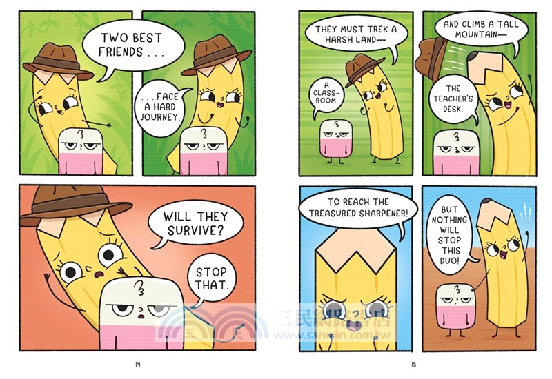 Pencil & Eraser 1: We Have a Dull-Emma! (graphic novel)