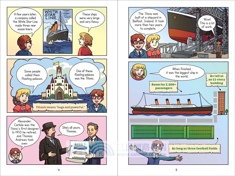 Magic Tree House Fact Tracker Graphic Novel 3: Titanic (平裝本)