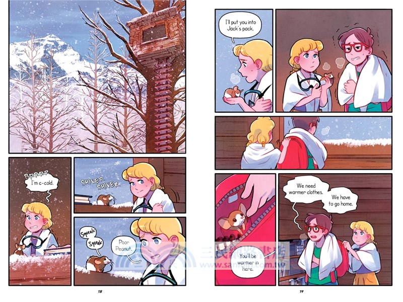 Magic Tree House #7: Sunset of the Sabertooth (Graphic Novel)(平裝本)