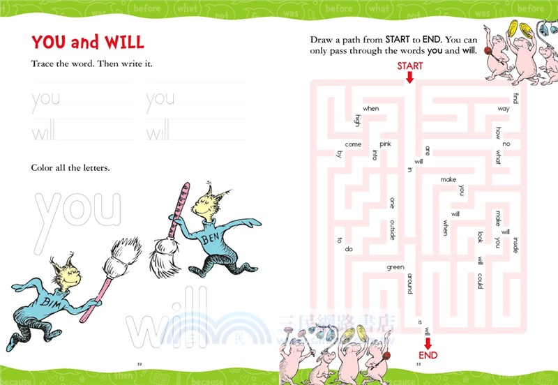 Dr. Seuss Sight Words Level 1 Workbook: A Sight Words Workbook for Kindergarten (120+ Words, Games & Puzzles, Activity Fun, and More) (Dr. Seuss Workbooks)