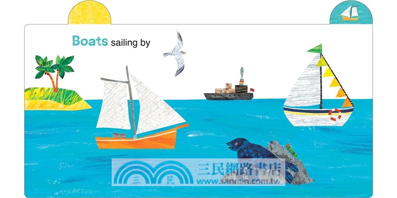 A Day at the Beach with The Very Hungry Caterpillar (A Tabbed Board Book)