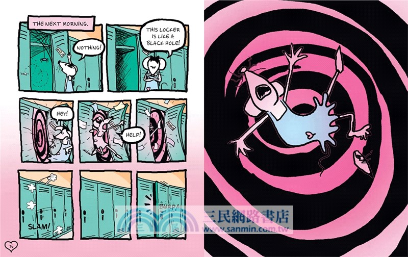 A Babymouse Flip Book: Thrills! (Queen of the World + Our Hero): (A Graphic Novel)