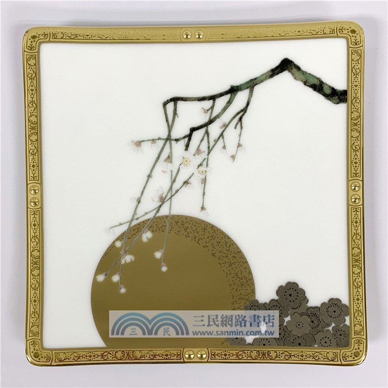 【Noritake】四季彩舞曲 (15cm菓子皿揃，六枚小方盤 )