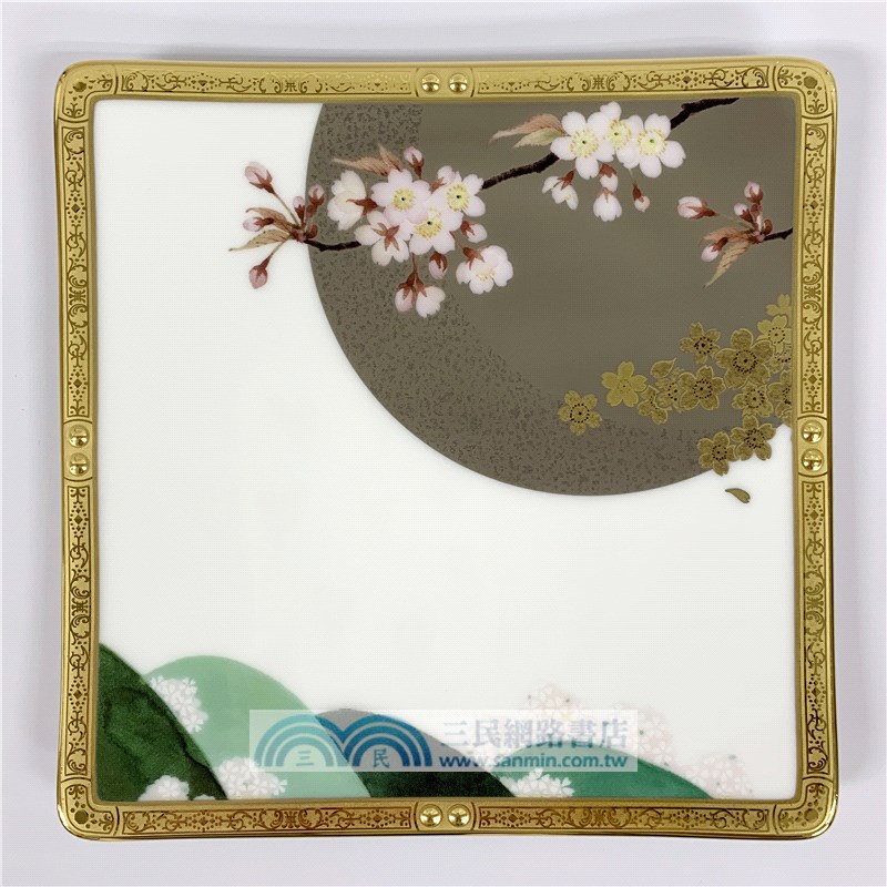 【Noritake】四季彩舞曲 (15cm菓子皿揃，六枚小方盤 )