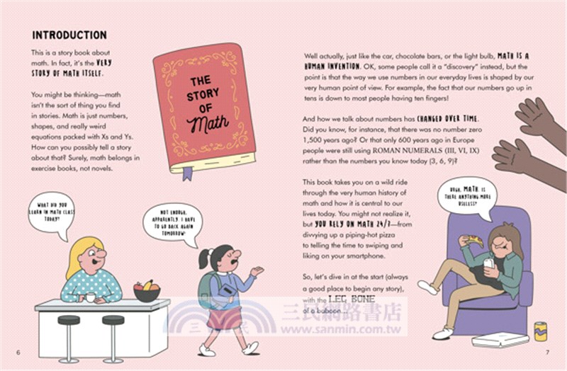 A Quick History of Math: From Counting Cavemen to Big Data (平裝本)