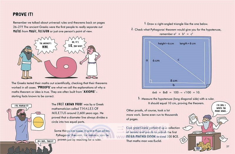 A Quick History of Math: From Counting Cavemen to Big Data (平裝本)