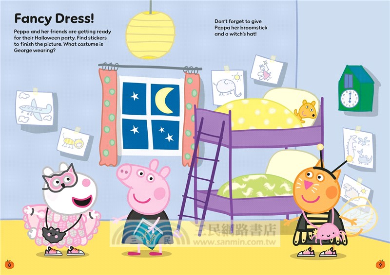 Peppa Pig: Peppa's Halloween Sticker Activity Book (貼紙書)