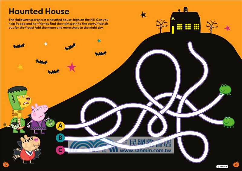 Peppa Pig: Peppa's Halloween Sticker Activity Book (貼紙書)