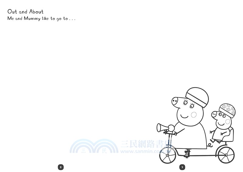 Peppa Pig: Daddy and Me Sticker Colouring Book (著色書)