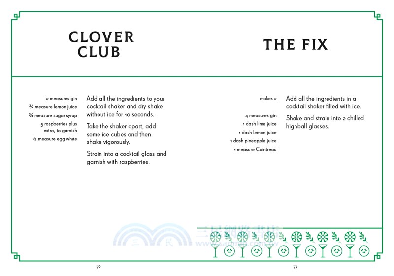 The Little Black Book of Gin Cocktails