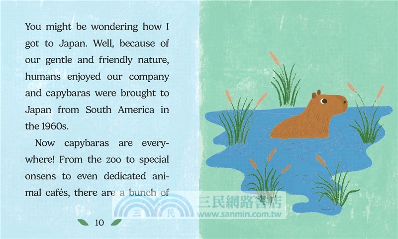 Hot Spring Capybara Figurine