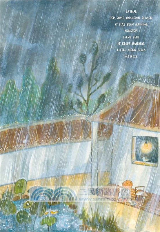 Little Monk Writes Rain 雨