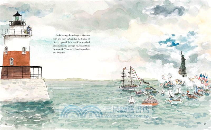 Kate's Light: Kate Walker at Robbins Reef Lighthouse