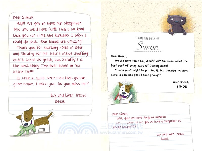Dear Beast #4: Simon Sleeps Over