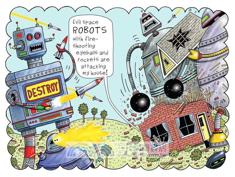 The Boy Who Cried Robots! (I Like to Read Comics)