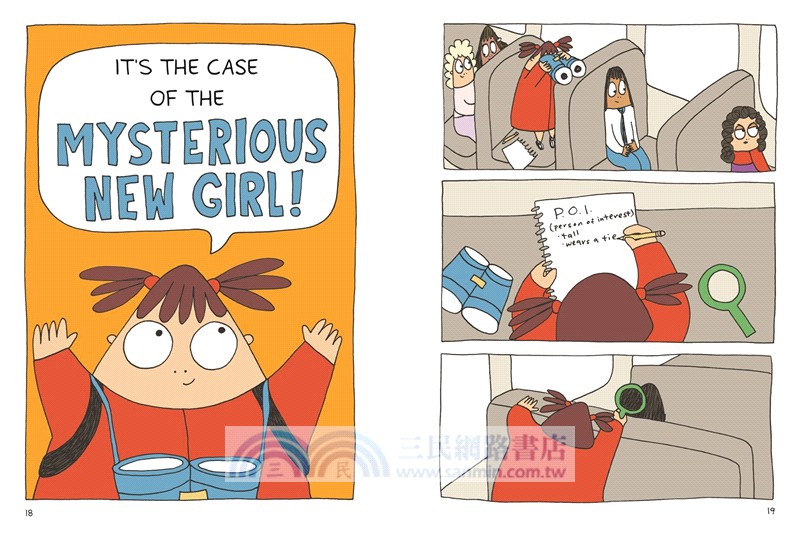 Casey's Cases 1: The Mysterious New Girl (graphic novel)(A Junior Library Guild Gold Standard Selection)