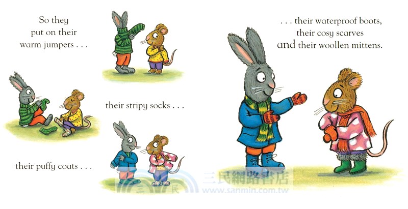 Pip and Posy: The Snowy Day (硬頁書)(英國版)