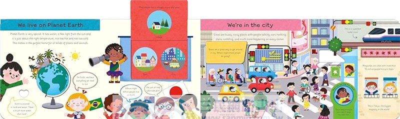 My First Journey Around Planet Earth: Explore the planet with giant flaps and peep-through holes