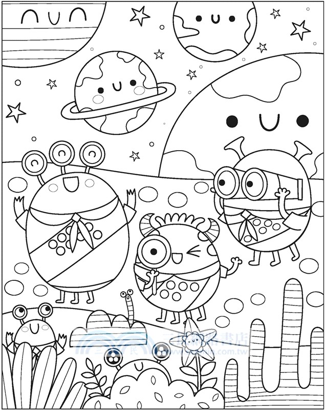 Mangatopia Adorable Aliens：A Cosmically Cute Colouring Book of Anime and Manga