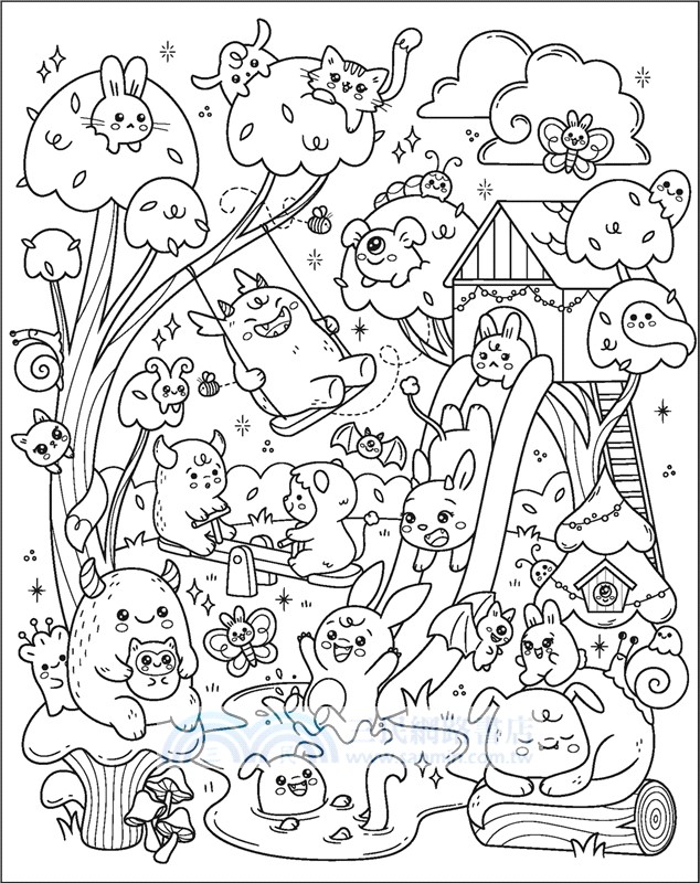 Mangatopia Little Monsters：A Ferociously Cute Colouring Book of Anime and Manga