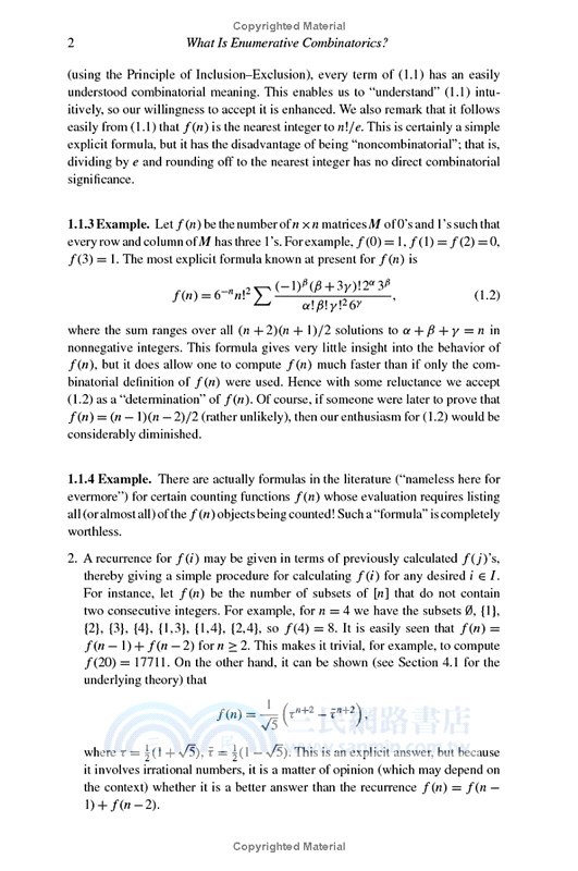 Enumerative Combinatorics