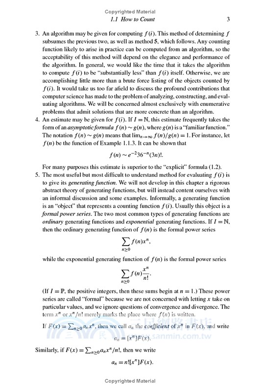 Enumerative Combinatorics