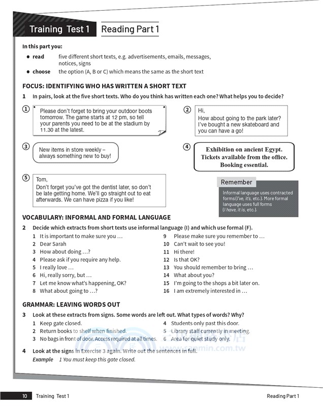 劍橋英檢解題訓練本 B1 Preliminary for Schools Trainer 2 with Answers with Digital Pack