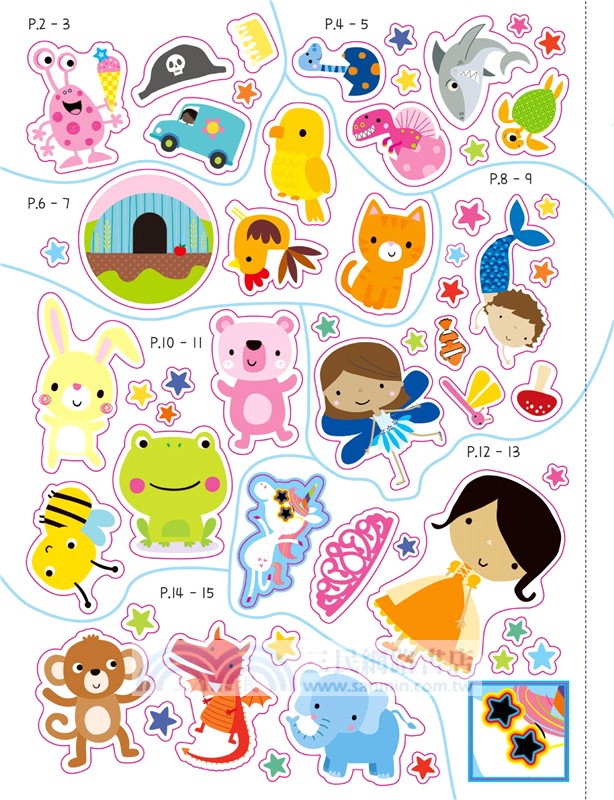 觀察配對貼紙遊戲書（附卡牌遊戲＋250張貼紙）