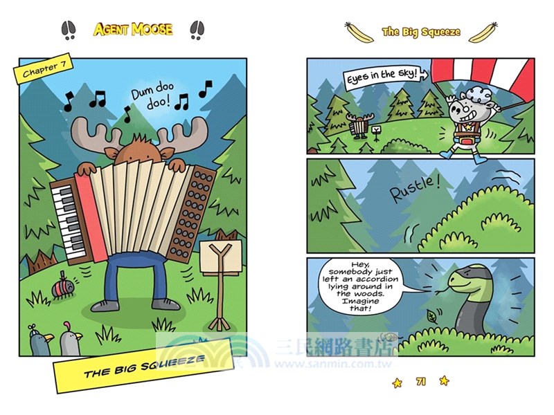 Agent Moose #2: Moose on a Mission (精裝本)(graphic novel)