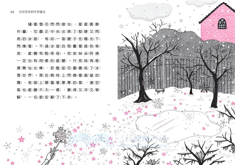 月亮莎莎5-8集閃亮橋梁書套組【贈月亮莎莎亮粉生日卡】