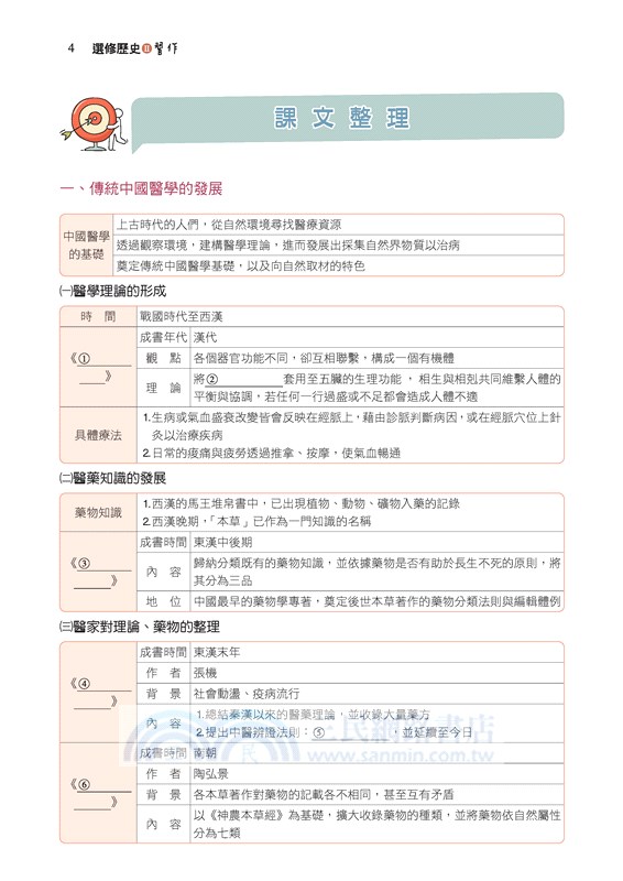 普通型高中選修歷史Ⅱ習作