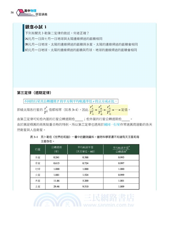 普通型高中物理學習講義(含解答本)