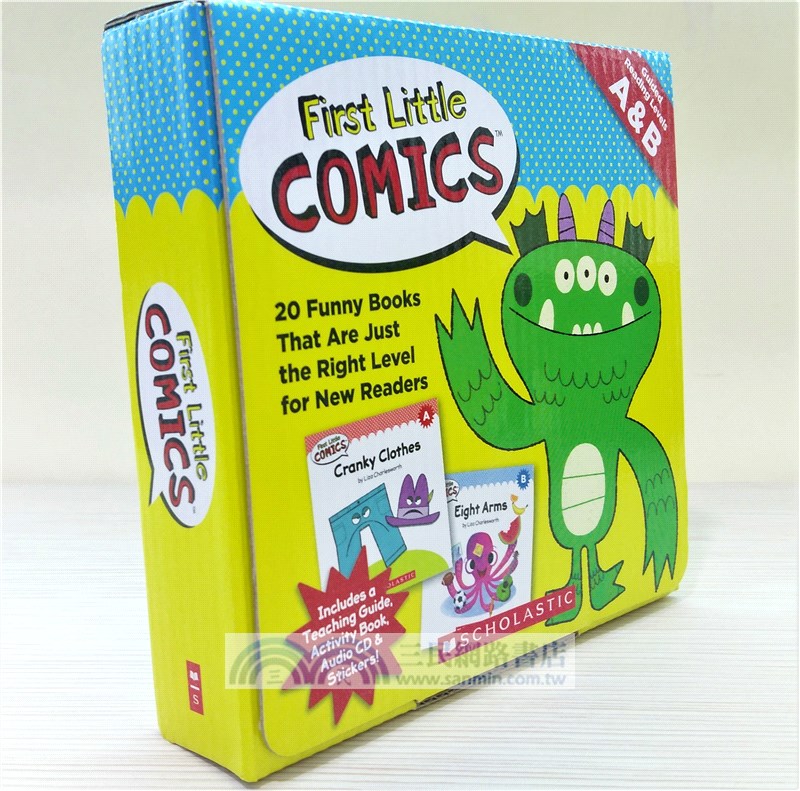 First Little Comics: Guided Reading Level A & B (20書+1CD)
