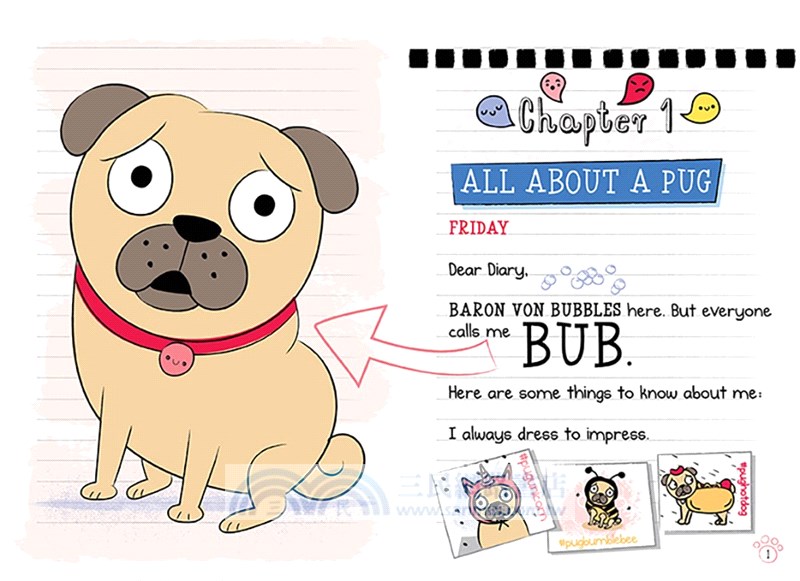 Pug's New Puppy: A Branches Book (Diary of a Pug #8)(平裝本)