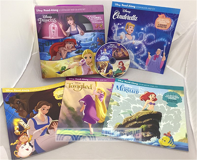 Disney Princess Read-Along Storybook and CD Boxed Set