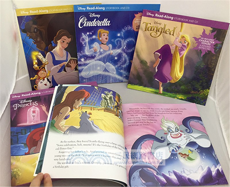 Disney Princess Read-Along Storybook and CD Boxed Set