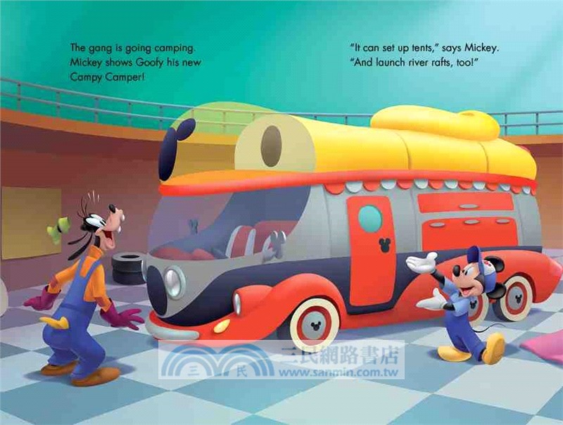 Mickey Mouse Mixed-Up Adventures Campy Camper Day (World of Reading) (Level 1)