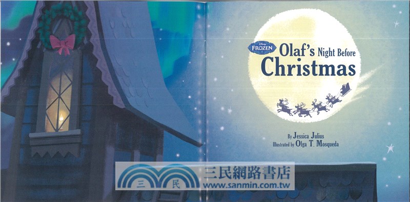 Olaf's Night Before Christmas Book &amp; CD
