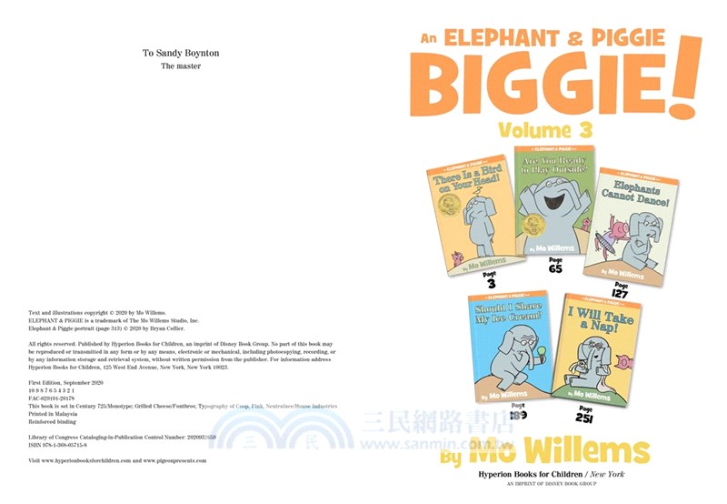 An Elephant and Piggie Biggie! Volume 3
